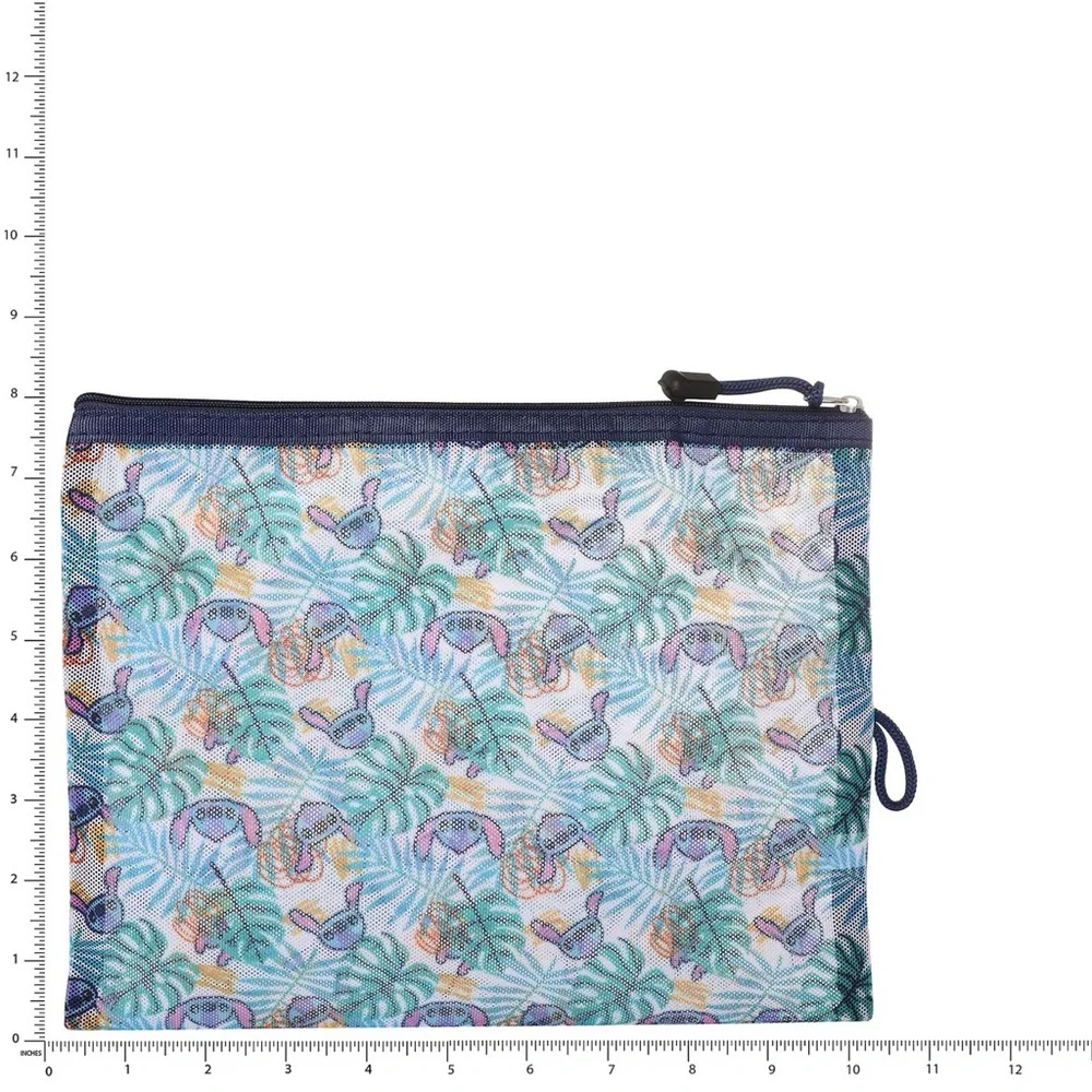 Disney's Stitch Hawaiian Print 3-pc. Travel Pouch Set*